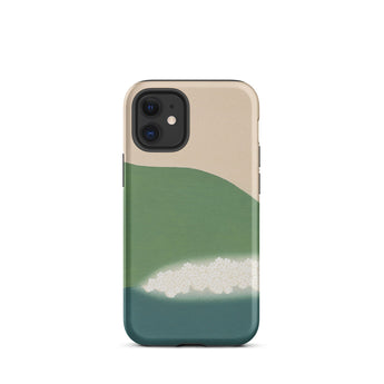 Green Mountains of Momoyugosa - Kamisaka Sekka Iphone Case, 12 Mini / Matte, Abstract-design Phone Case