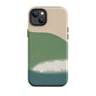 Green Mountains of Momoyugosa Kamisaka Sekka Iphone Case, 14 Plus / Matte, Abstract Landscape Phone Case