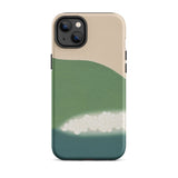 Green Mountains of Momoyugosa - Kamisaka Sekka Iphone Case, 14 Plus / Matte, Abstract Landscape Phone Case