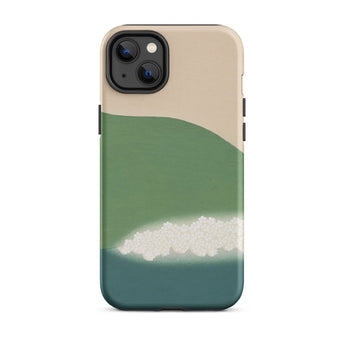 Green Mountains of Momoyugosa - Kamisaka Sekka Iphone Case, 14 Plus / Matte, Abstract Landscape Phone Case