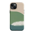 Green Mountains of Momoyugosa Kamisaka Sekka Iphone Case, 15 Plus / Matte, Abstract Art Phone Case