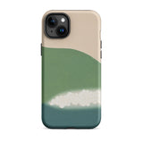 Green Mountains of Momoyugosa - Kamisaka Sekka Iphone Case, 15 Plus / Matte, Abstract-art Phone Case
