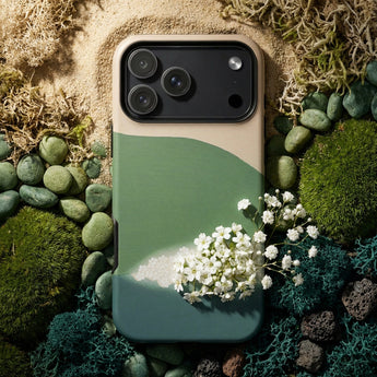 Green Mountains of Momoyugosa - Kamisaka Sekka Iphone Case, Mobile Phone Cases, Toby Leon