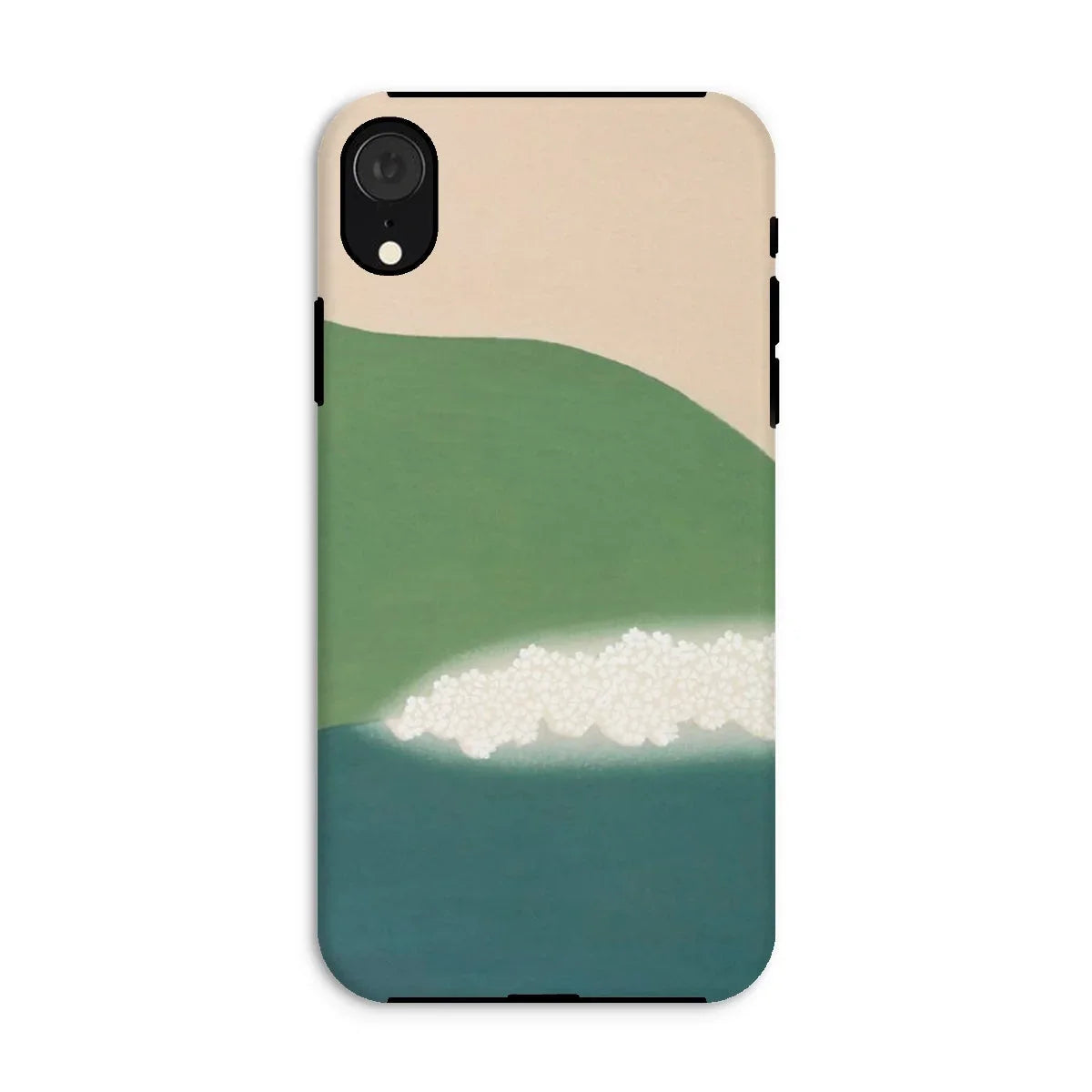 Green Mountains of Momoyugosa - Kamisaka Sekka Iphone Case, Xr / Matte, Kite-952661583, Phone Case Abstract Curved