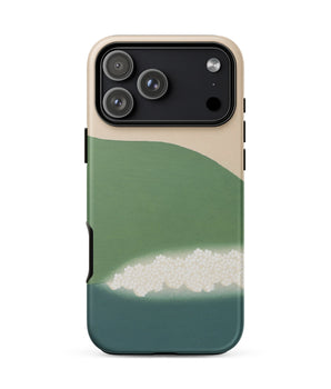Iphone 17 Pro Max / Matte Green Mountains of Momoyugosa - Kamisaka Sekka Phone Case, Muted Rhythm