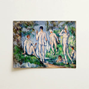 Group of Bathers - Paul Cézanne Nude Art Print / Canvas, 16x12’’ / 41x31cm / Unframed / no Border, Posters Prints & Visual Artwork, Toby
