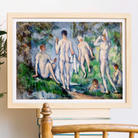 Group of Bathers - Paul Cézanne Nude Art Print Posters Prints & Visual Artwork