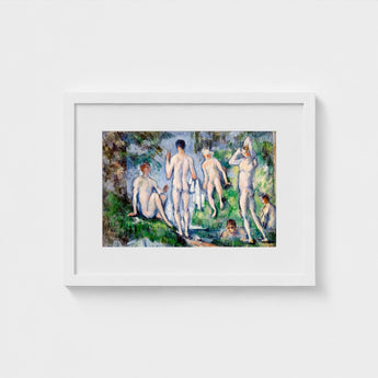 Group of Bathers - Paul Cézanne Nude Art Print / Canvas Skinny-dipping Fever Dream, Cubist Frat Party, Greek Gods Stumbling Prints