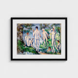 Group of Bathers - Paul Cézanne Nude Art Print / Canvas Skinny-dipping Fever Dream, Cubist Frat Party, Greek Gods Stumbling Prints