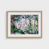 Group of Bathers - Paul Cézanne Nude Art Print / Canvas Skinny-dipping Fever Dream, Cubist Frat Party, Greek Gods Stumbling Prints