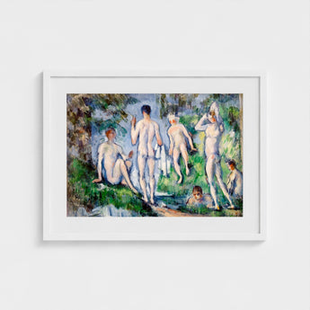 Group of Bathers - Paul Cézanne Nude Art Print / Canvas Skinny-dipping Fever Dream, Cubist Frat Party, Greek Gods Stumbling Prints