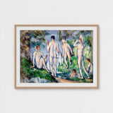 Group of Bathers - Paul Cézanne Nude Art Print / Canvas Skinny-dipping Fever Dream, Cubist Frat Party, Greek Gods Stumbling Prints