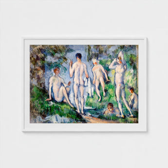 Group of Bathers - Paul Cézanne Nude Art Print / Canvas Skinny-dipping Fever Dream, Cubist Frat Party, Greek Gods Stumbling Prints