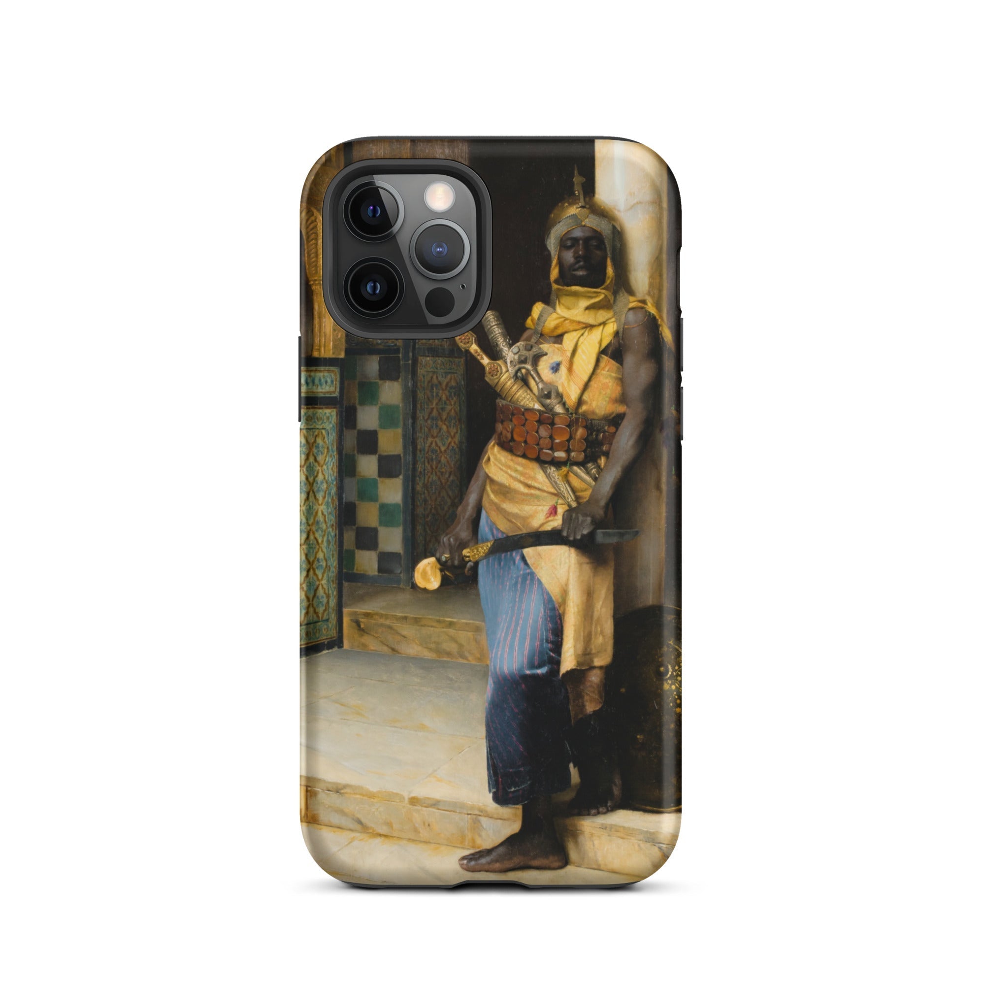 Guarding the Palace Ludwig Deutsch Iphone Case, 12 Pro / Matte, Phone Case Painting North African Guard