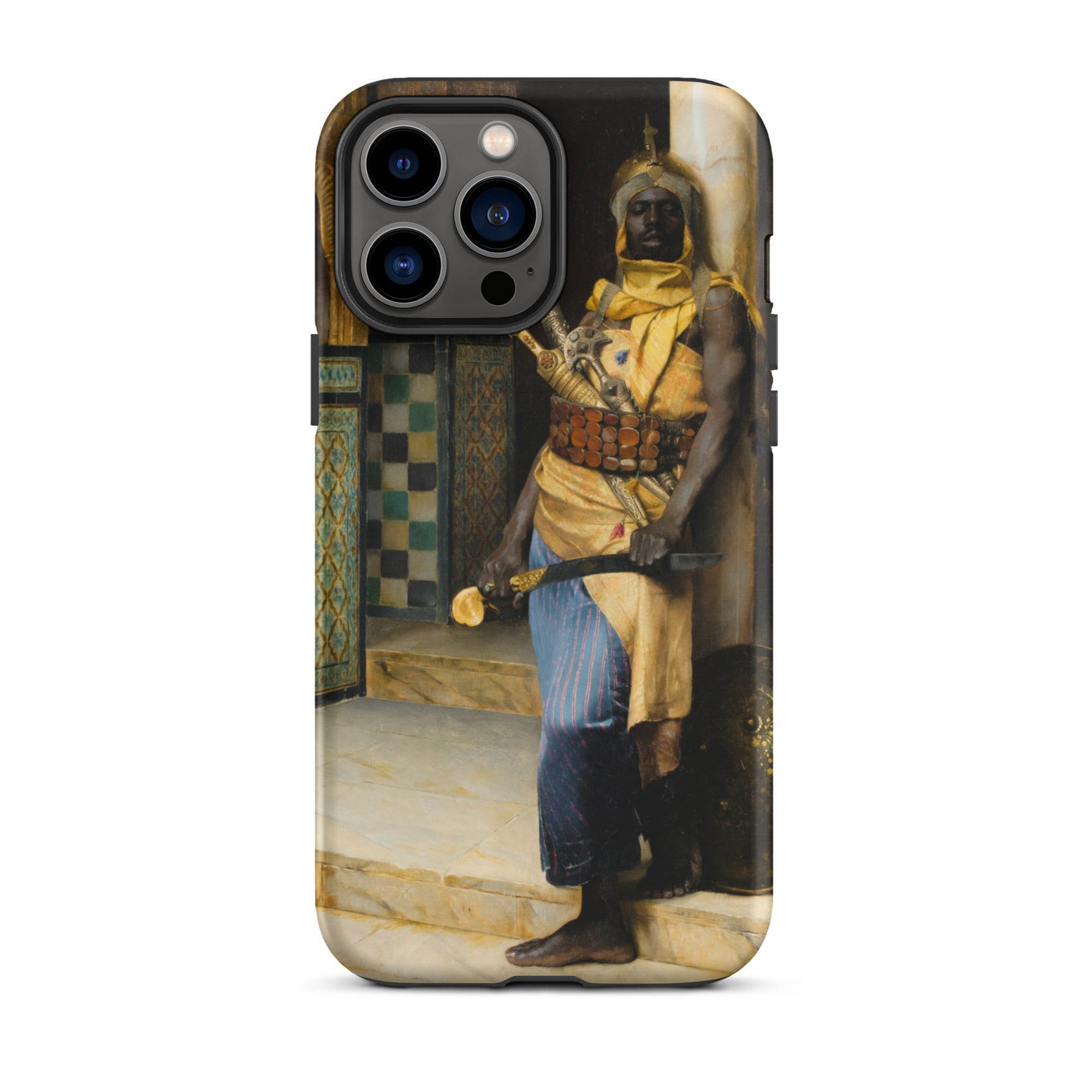 Guarding the Palace Ludwig Deutsch Iphone Case, 13 Pro Max / Matte, Phone Case Painting North African Guard