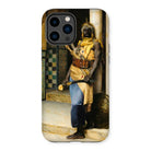 Guarding the Palace - Ludwig Deutsch Iphone Case, 14 Pro Max / Matte, Phone Case Painting Nubian Palace Guard Colorful Traditional