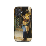 Guarding the Palace - Ludwig Deutsch Iphone Case, 16 / Matte, Phone Case Painting North African Guard