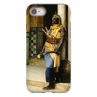 Guarding the Palace - Ludwig Deutsch Iphone Case, 8 / Matte, Phone Case Painting African Warrior Guard Colorful Traditional