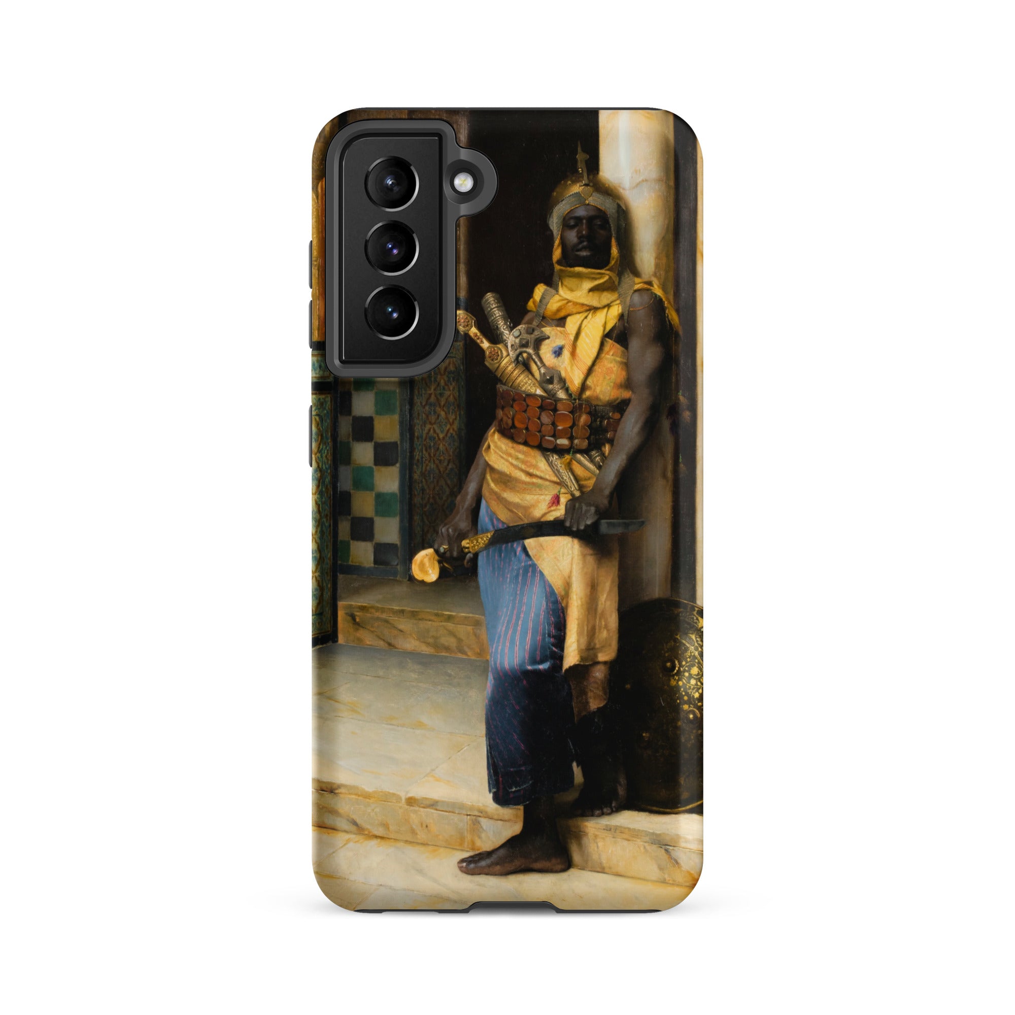 Guarding the Palace Ludwig Deutsch Samsung Case, Galaxy S21 Fe / Matte, Phone Case Classical Painting Man Traditional Attire