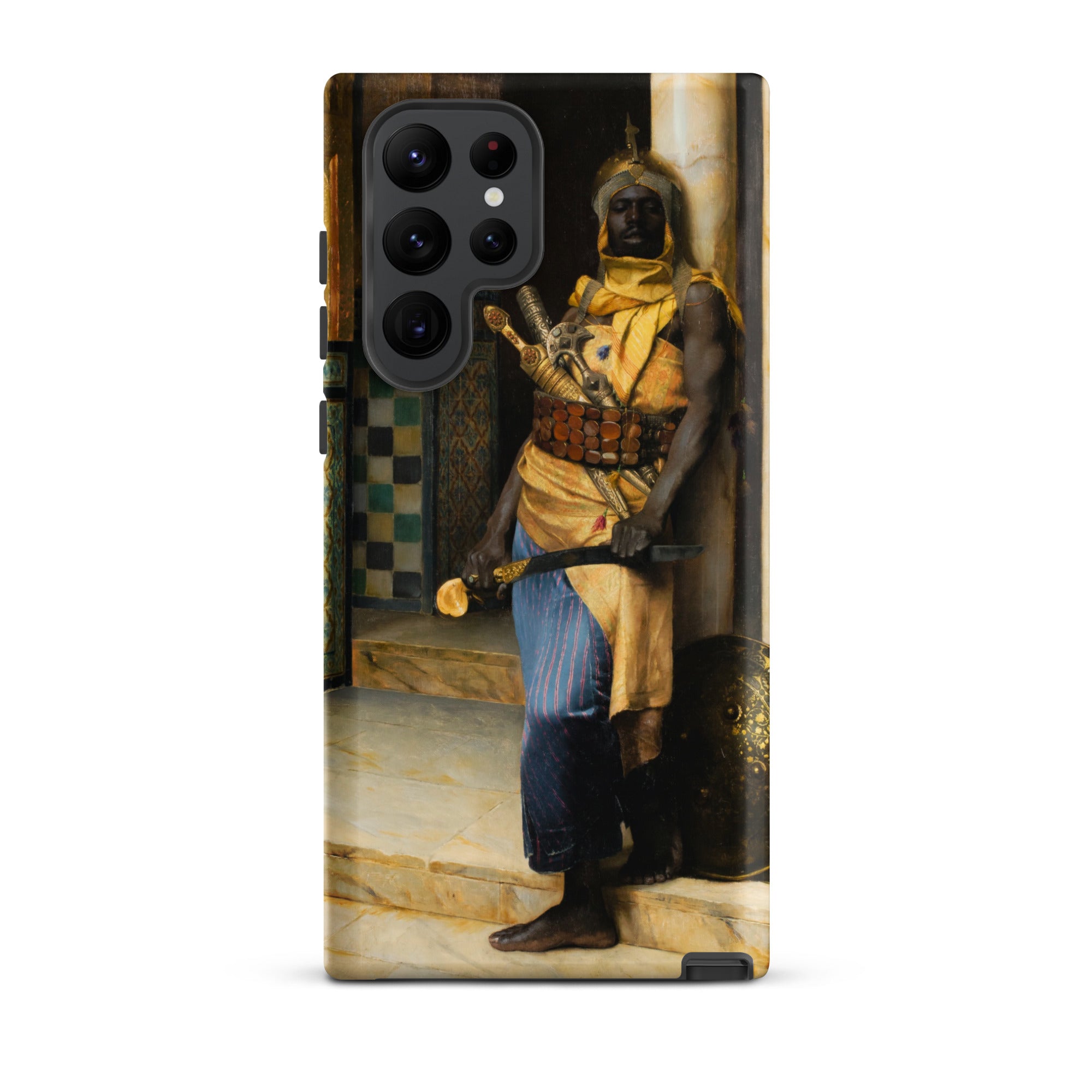 Guarding the Palace Ludwig Deutsch Samsung Case, Galaxy S22 Ultra / Matte, Smartphone Case Detailed Painting Figure Traditional Attire