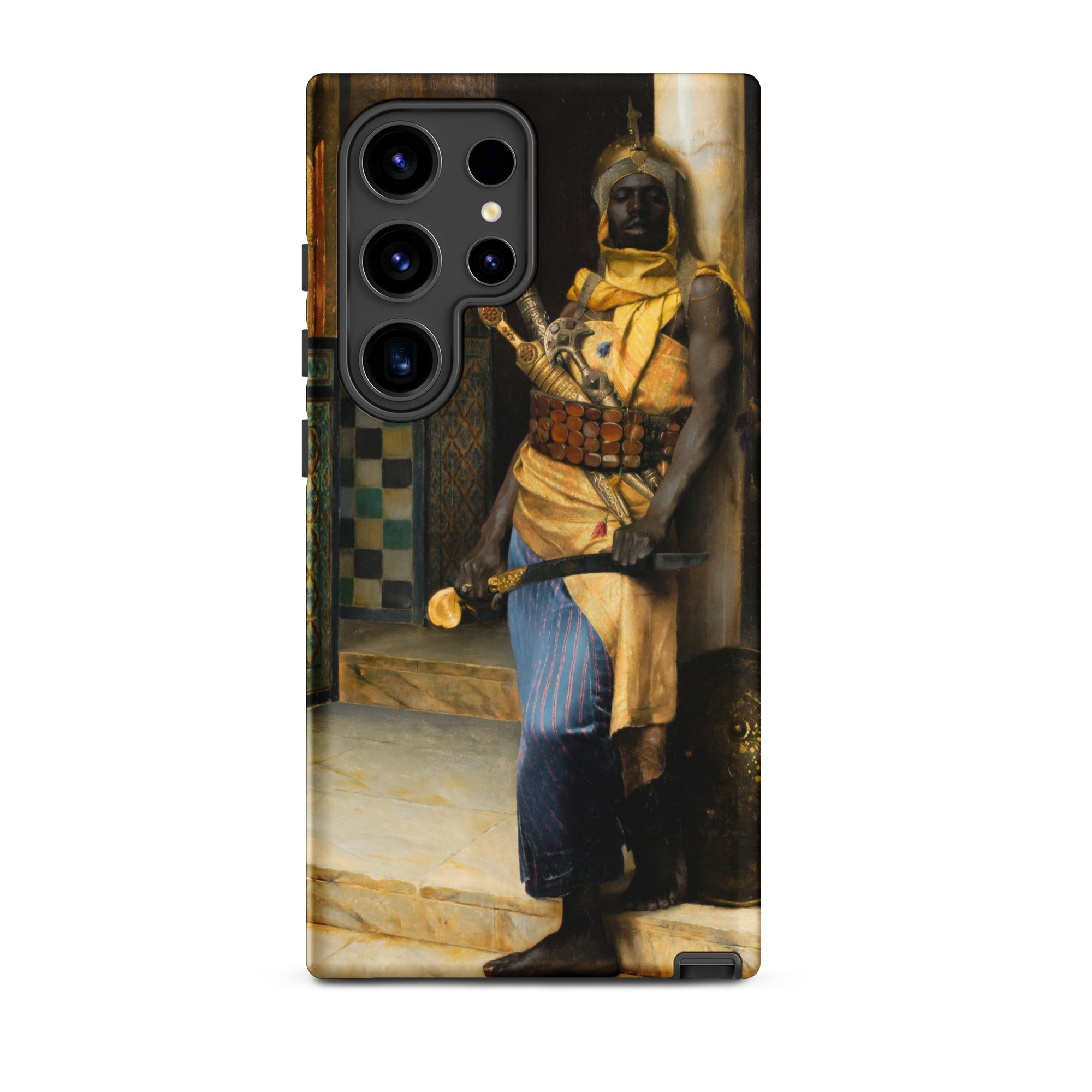 Guarding the Palace Ludwig Deutsch Samsung Case, Galaxy S24 Ultra / Matte, Smartphone Case Historical Painting