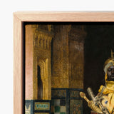 Guarding the Palace - Ludwig Deutsch Orientalism Art Print / Canvas Framed Detailed Ornate Architectural Scene Gold Deutsch’s, Prints