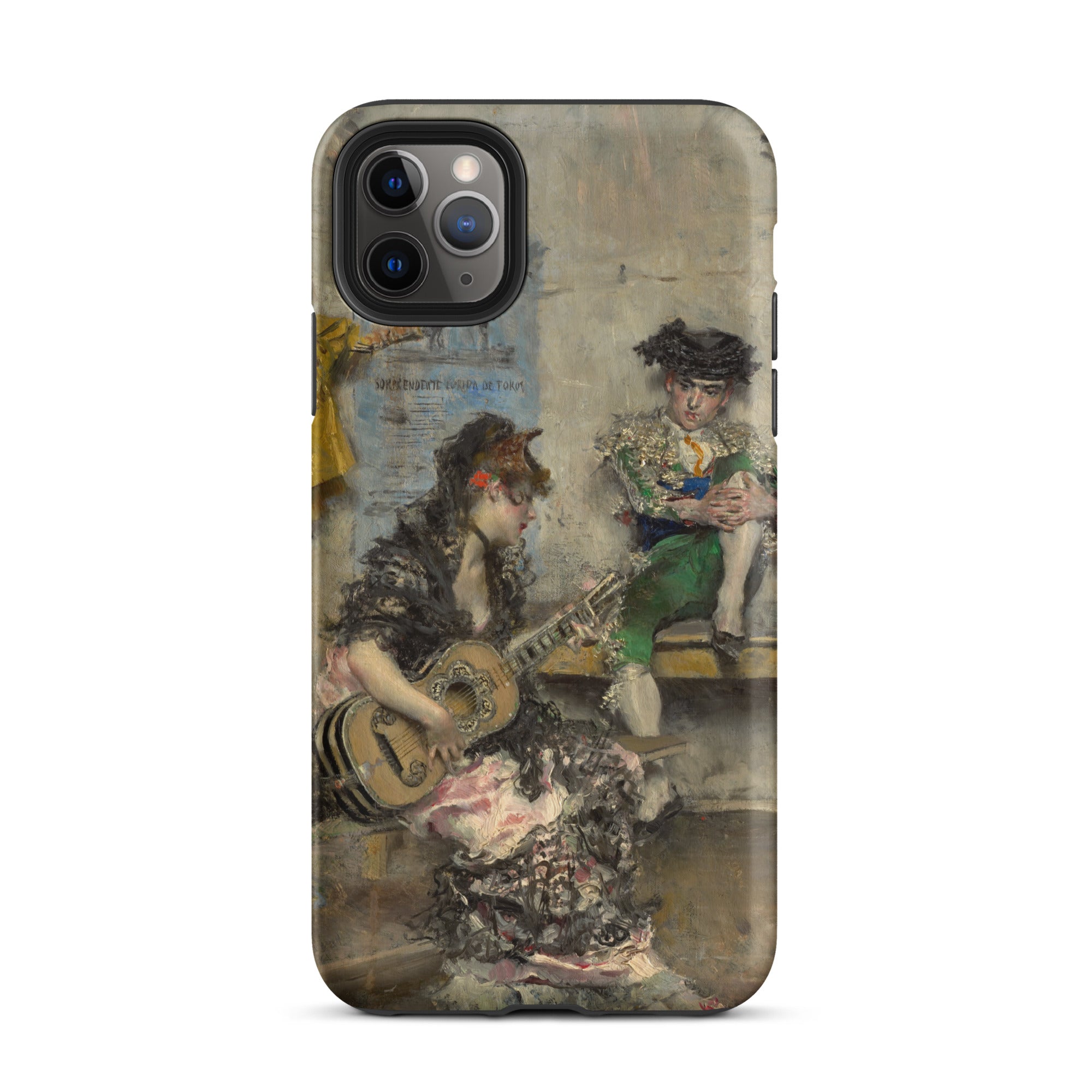 Guitar Player Giovanni Boldini Iphone Case, 11 Pro Max / Matte, Phone Case Painting