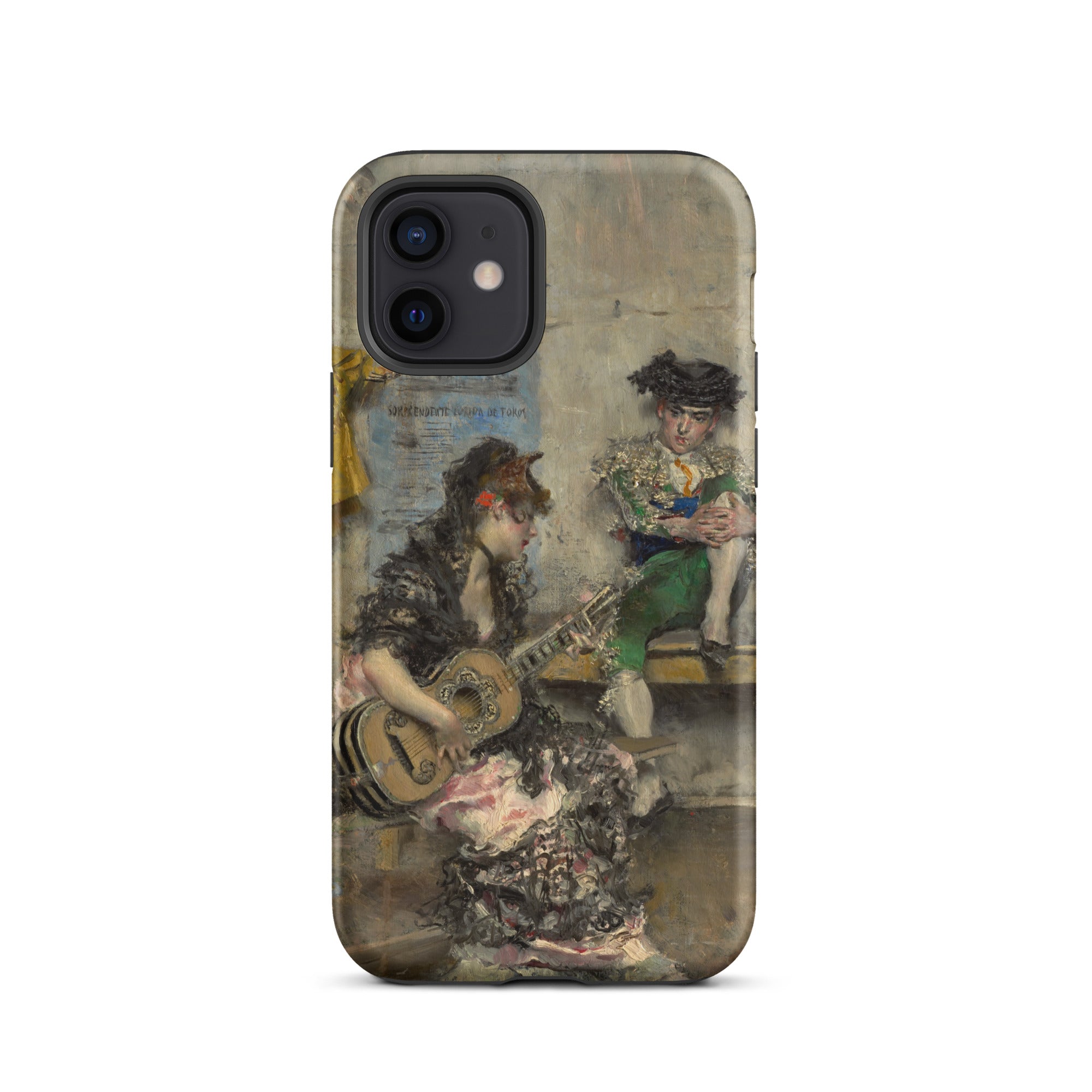 Guitar Player Giovanni Boldini Iphone Case, 12 / Matte, Phone Case Painting Woman Guitar Boy Costume