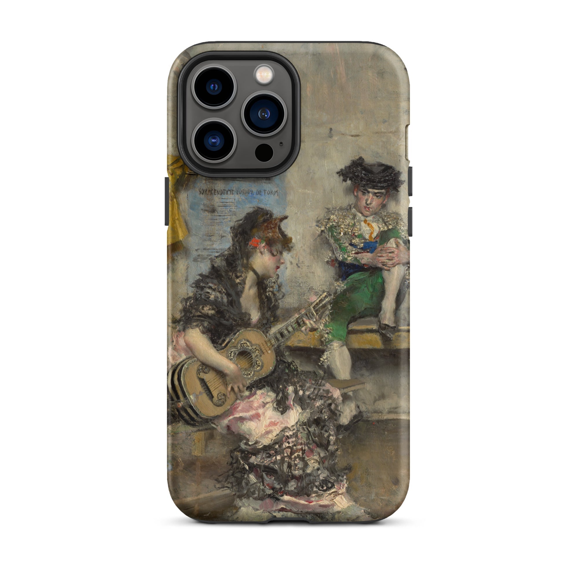 Guitar Player Giovanni Boldini Iphone Case, 13 Pro Max / Matte, Artistic Phone Case
