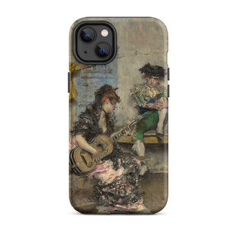 Guitar Player - Giovanni Boldini Iphone Case, 14 Plus / Matte, Iphone Case Painting