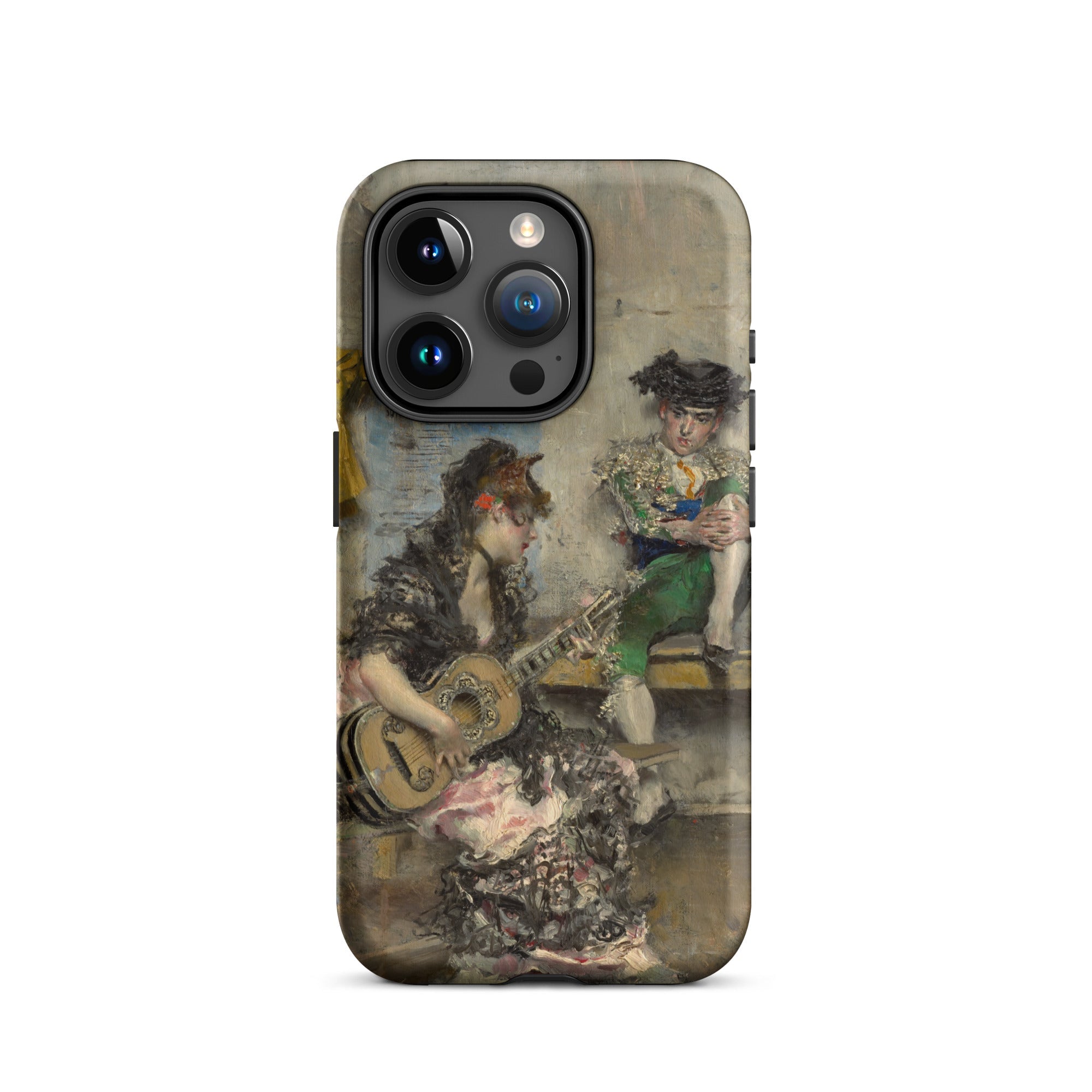 Guitar Player Giovanni Boldini Iphone Case, 15 Pro / Matte, Phone Case Painting