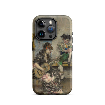 Guitar Player - Giovanni Boldini Iphone Case, 15 Pro / Matte, Phone Case Painting