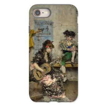 Guitar Player - Giovanni Boldini Iphone Case, 8 / Matte, Phone Case Painting