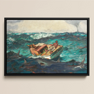 Gulf Stream - Winslow Homer Framed Canvas Posters Prints & Visual Artwork