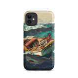 The Gulf Stream - Winslow Homer Iphone Case, 11 / Matte, Phone Case Painting Man Boat Surrounded Sharks