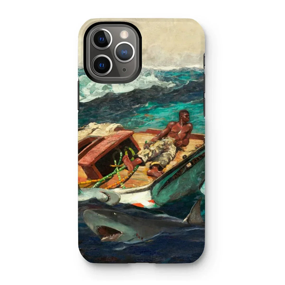 The Gulf Stream - Winslow Homer Iphone Case, 11 Pro / Matte, Phone Case Dramatic Maritime Painting Shark Boat