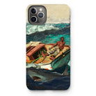 The Gulf Stream - Winslow Homer Iphone Case, 11 Pro Max / Matte, Iphone Case Winslow Homer’s Gulf Stream Painting Shark