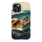 The Gulf Stream - Winslow Homer Iphone Case, 13 Pro / Matte, Iphone Case Winslow Homer’s Gulf Stream Painting Shark