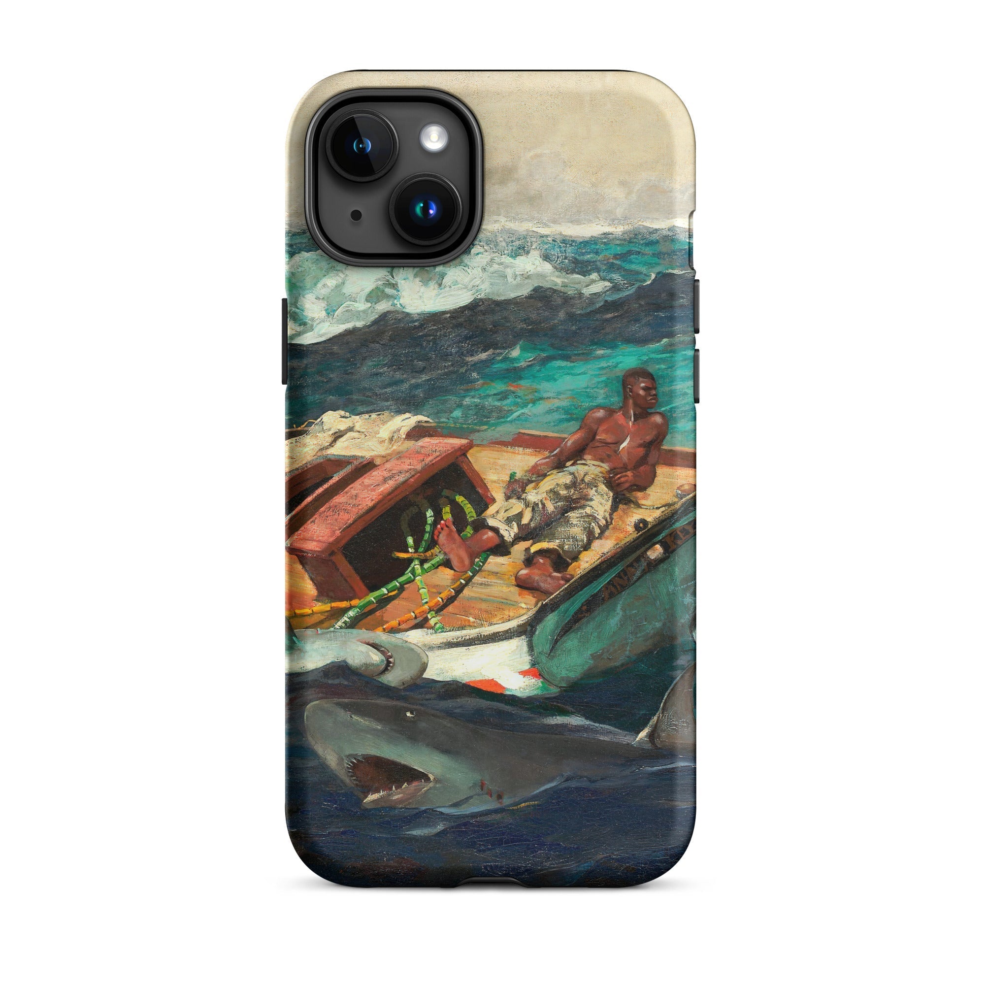 The Gulf Stream Winslow Homer Iphone Case, 15 Plus / Matte, Iphone Case Gulf Stream Painting
