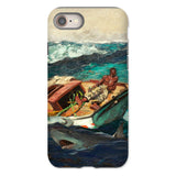 The Gulf Stream - Winslow Homer Iphone Case, 8 / Matte, Phone Case Dramatic Nautical Painting Shark Capsized Boat