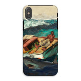 The Gulf Stream - Winslow Homer Iphone Case, Xs / Matte, Phone Case Dramatic Maritime Painting Shark Capsized Boat