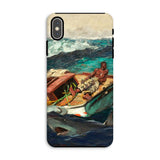 The Gulf Stream - Winslow Homer Iphone Case, Xs Max / Matte, Phone Case Dramatic Maritime Scene Shark Boat