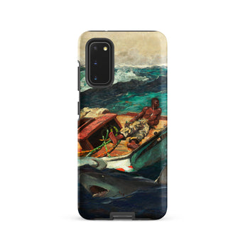 The Gulf Stream - Winslow Homer Samsung Case, Galaxy S20 / Matte, Phone Case Painting Man Boat Shark