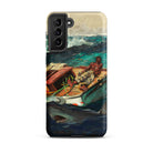 The Gulf Stream Winslow Homer Samsung Case, Galaxy S21 Plus / Matte, Smartphone Case Painting Man Boat Shark
