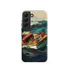 The Gulf Stream Winslow Homer Samsung Case, Galaxy S22 / Matte, Phone Case Dramatic Painting Man Boat Shark