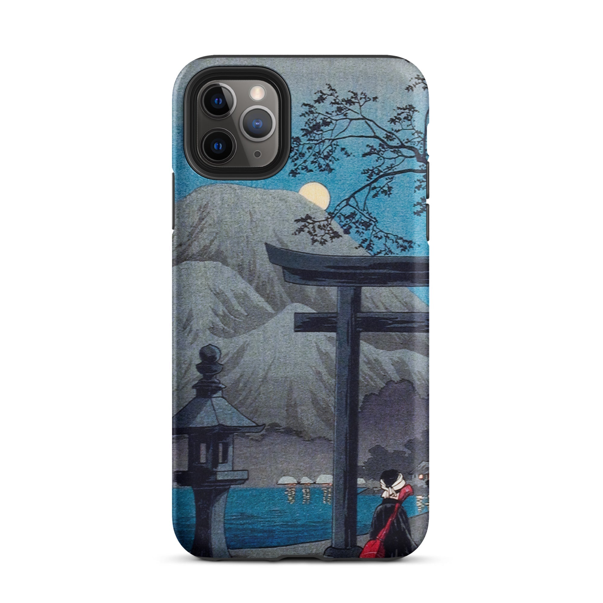 Hakone Lake in Moonlight Hiroaki Takahashi Iphone Case, 11 Pro Max / Matte, Japanese Themed Phone Case