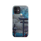 Hakone Lake in Moonlight - Hiroaki Takahashi Iphone Case, 12 / Matte, Japanese Art Phone Case
