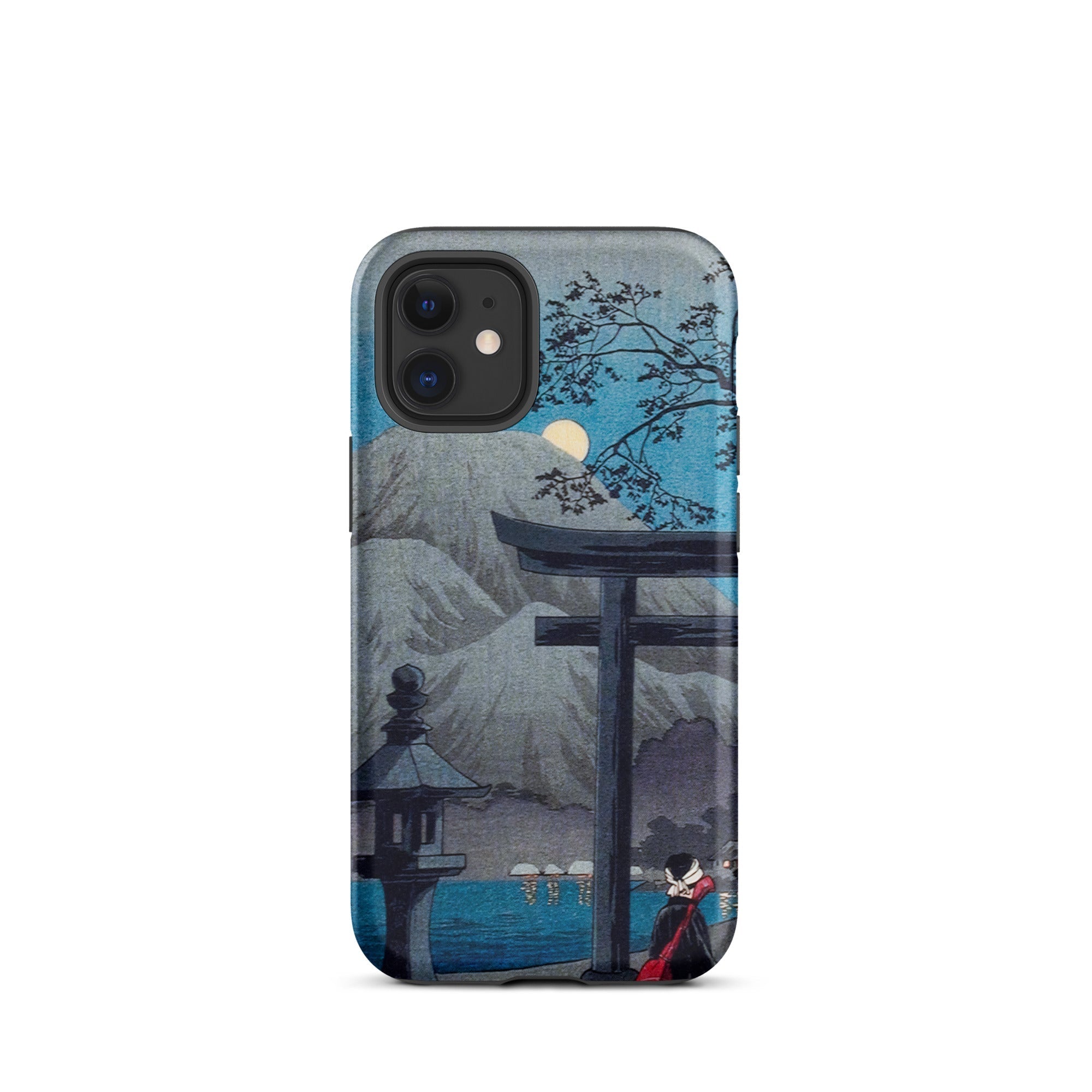 Hakone Lake in Moonlight Hiroaki Takahashi Iphone Case, 12 Mini / Matte, Japanese Art Phone Case