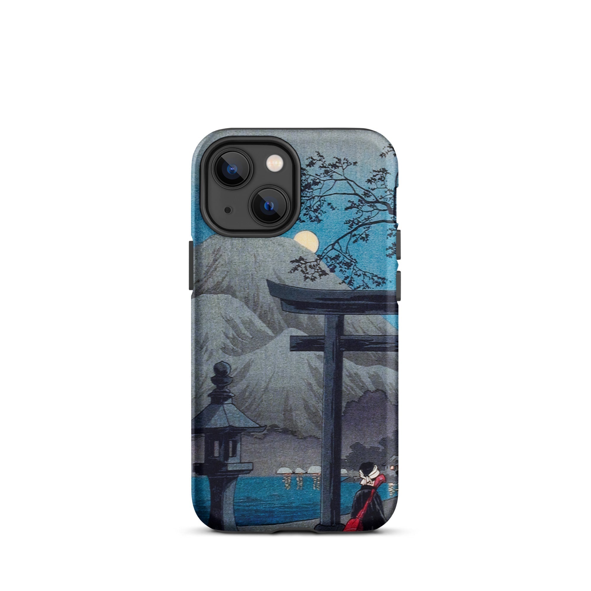 Hakone Lake in Moonlight Hiroaki Takahashi Iphone Case, 13 Mini / Matte, Japanese Art Phone Case