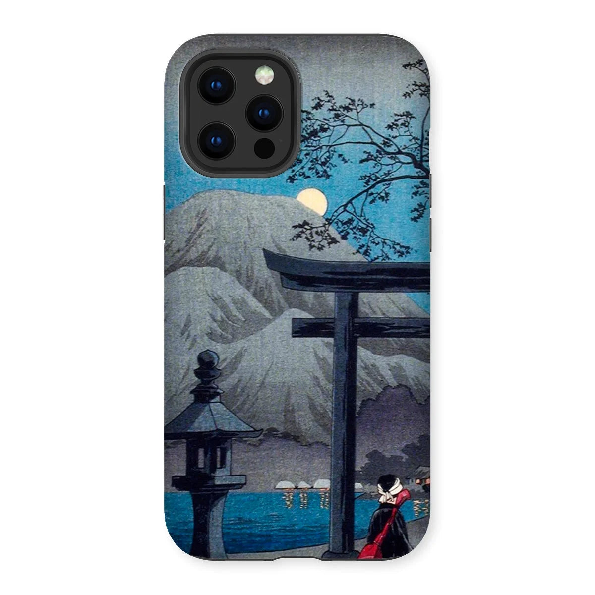 Hakone Lake in Moonlight - Hiroaki Takahashi Iphone Case - 13 Pro Max / Matte